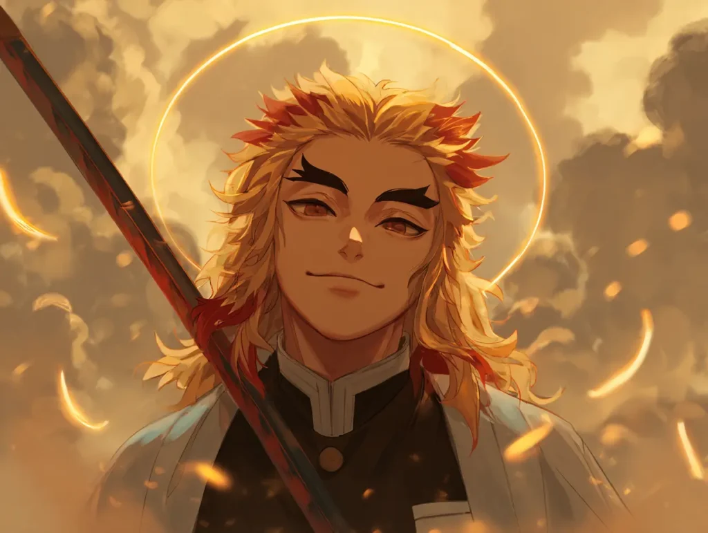 Demon Slayer- Rengoku-Wallpaper-SerHumanoNerd-HashiradasChamas