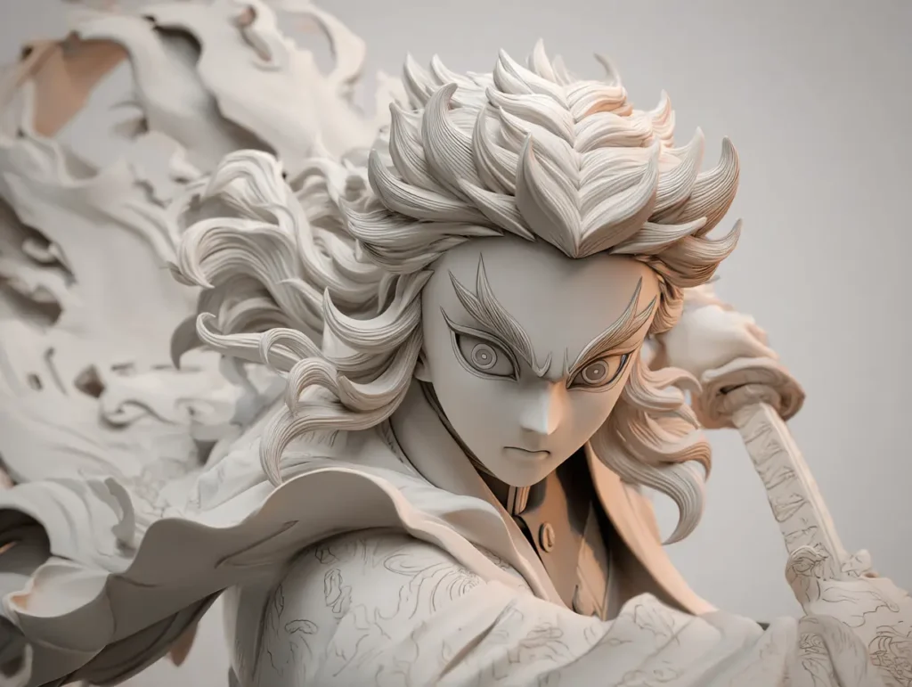 DemonSlayer-Rengoku-Statue-SerHumanoNerd
