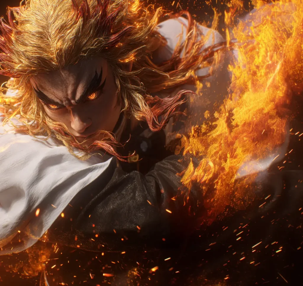Kyojuro Rengoku- Demon Slayer- Wallpaper-SerHumanoNerd